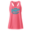 Inner Peace is Crime Prevention fitted racerback tank top