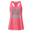 I Came for the Calm fitted racerback tank top