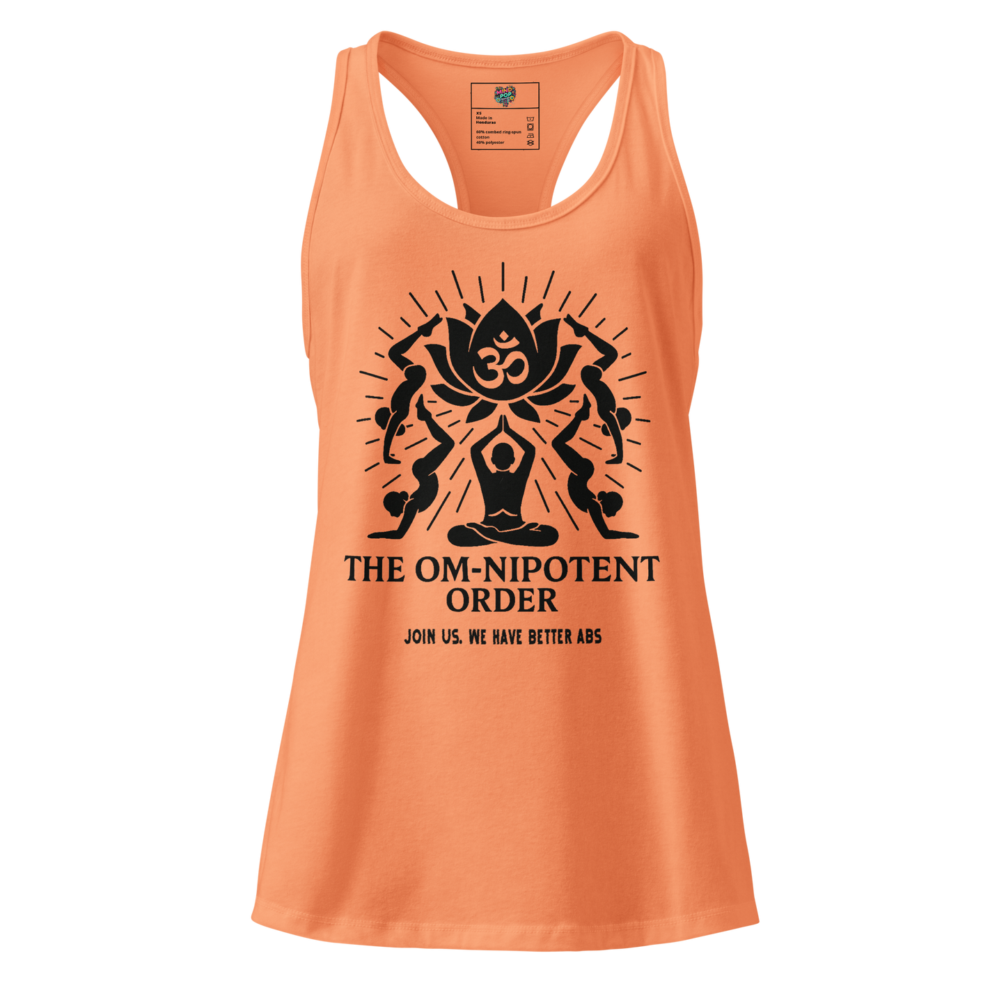 The Omnipotent Order fitted racerback tank top