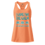 I Came for the Calm fitted racerback tank top