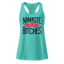 Lotus Namaste Bitches: fitted racerback tank top