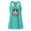 Finding Enlightenment (Buddha in Garden) fitted racerback tank top