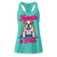 NaMaSte a B*Tch fitted racerback tank top