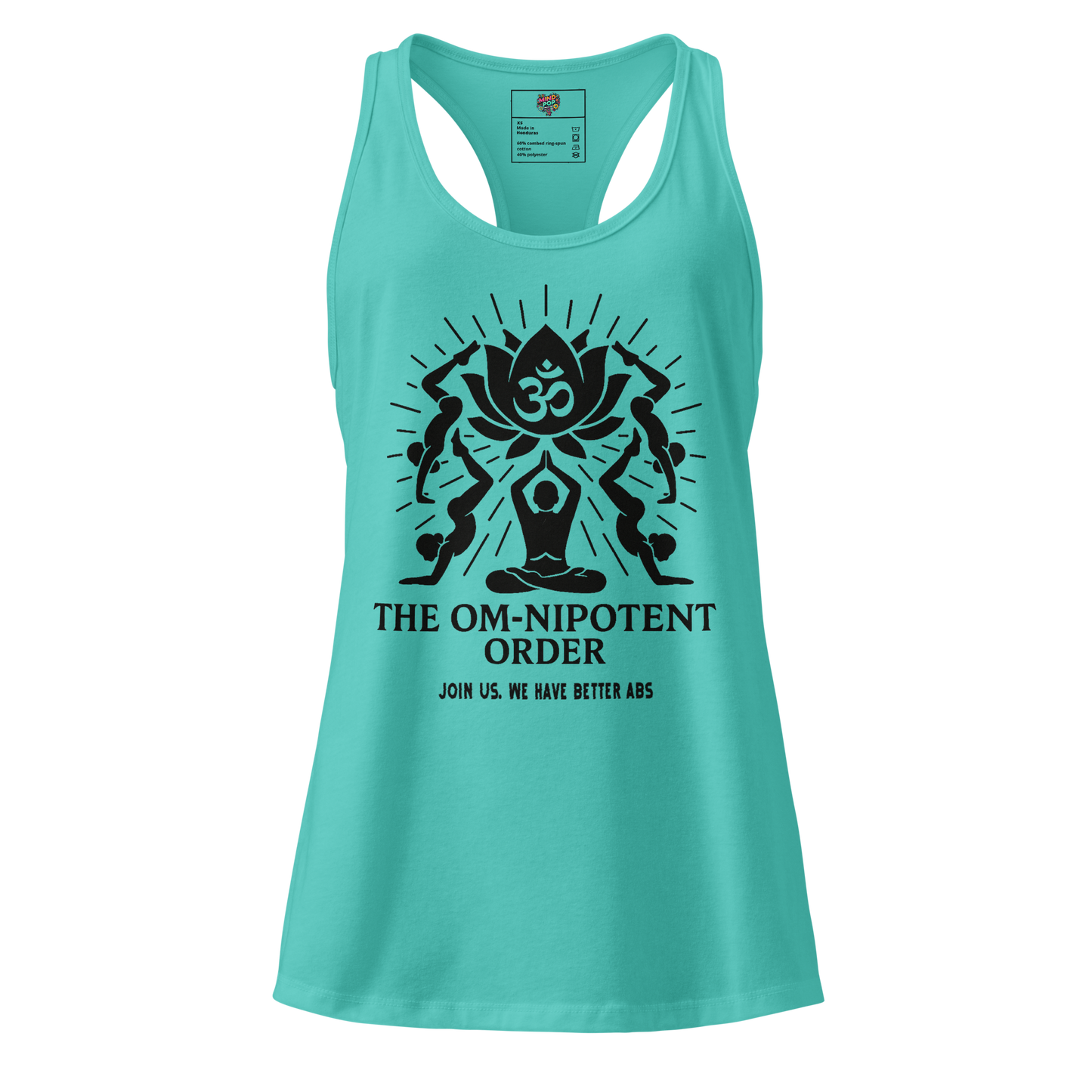 The Omnipotent Order fitted racerback tank top