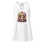 Enlightened Sit-In Punk Buddha fitted racerback tank top