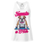 NaMaSte a B*Tch fitted racerback tank top